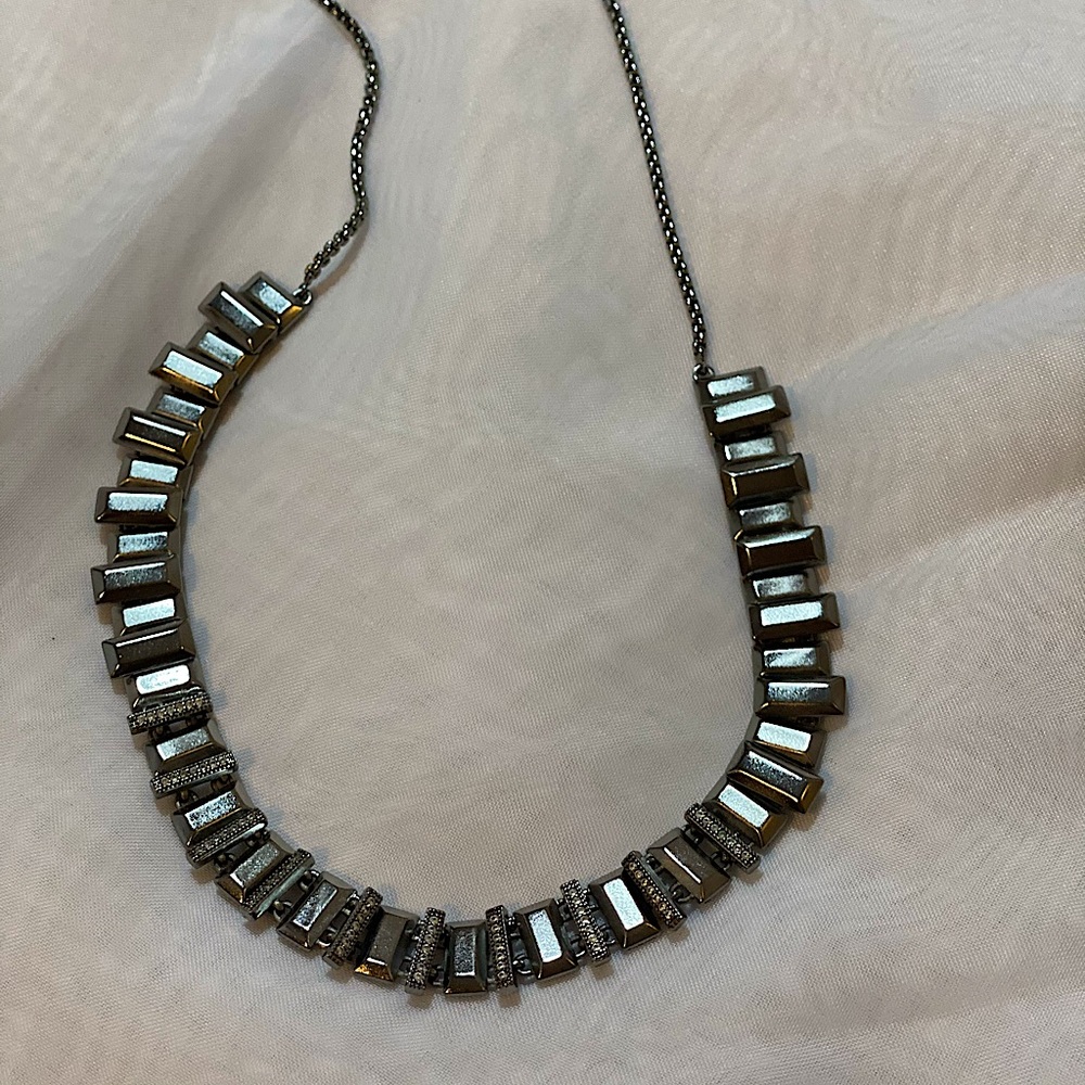 Adjustable gunmetal choker 💖